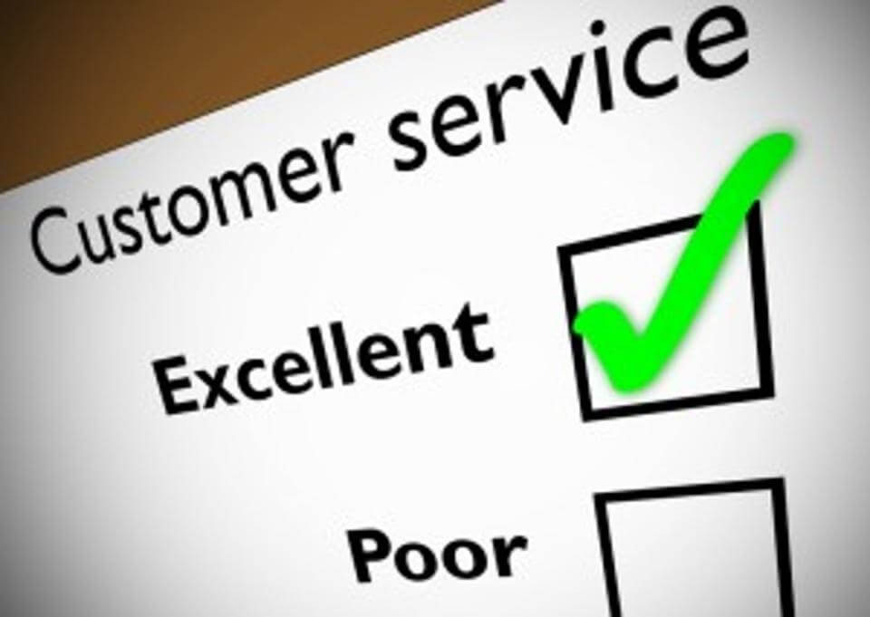 Customer service rating document